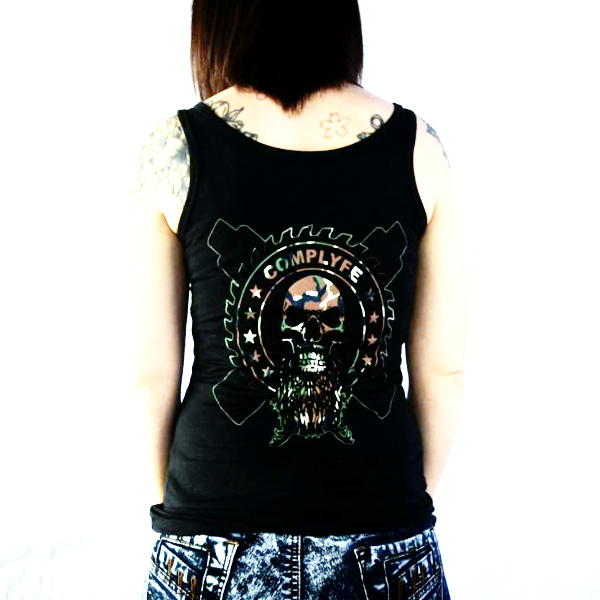 Saw Blade Camo Tank